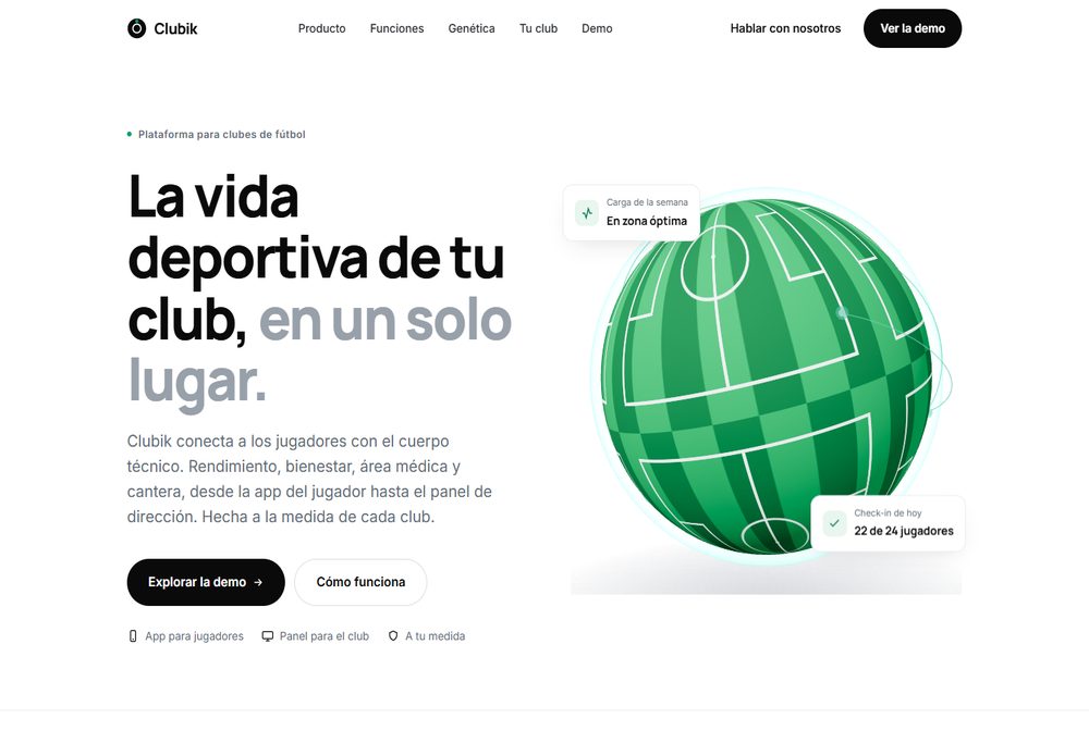Web de Clubik