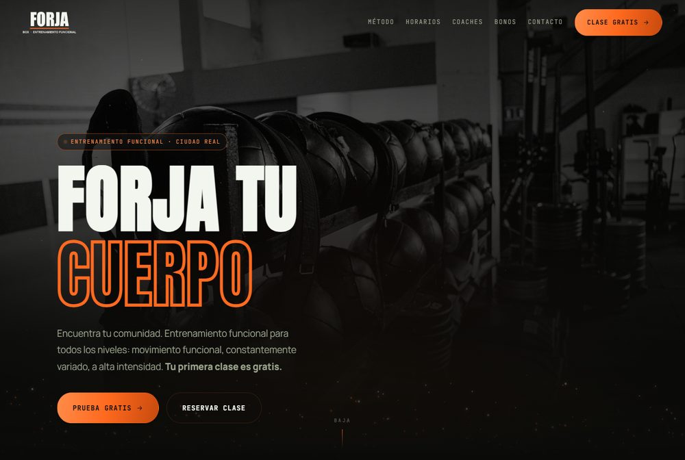 Web de FORJA Box